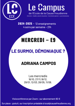 E9 - Le surmoi, démoniaque ?