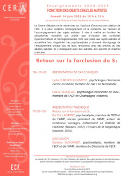 Matinée 7 des enseignements...