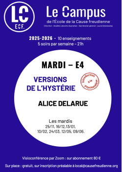 E4 - Versions de l'hystérie