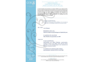 Matinée 2 des enseignements du CERA - 2025-26