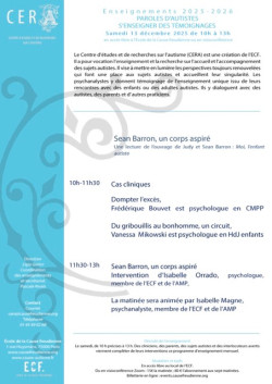 Matinée 3 des enseignements du CERA - 2025-26