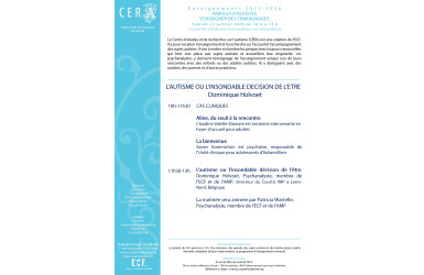 Matinée 4 des enseignements du CERA - 2025-26