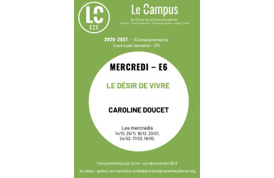 E6 - LE DÉSIR DE VIVRE