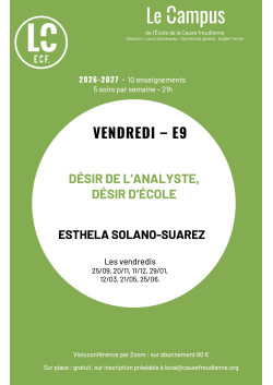 E9 - DÉSIR DE L'ANALYSTE,...