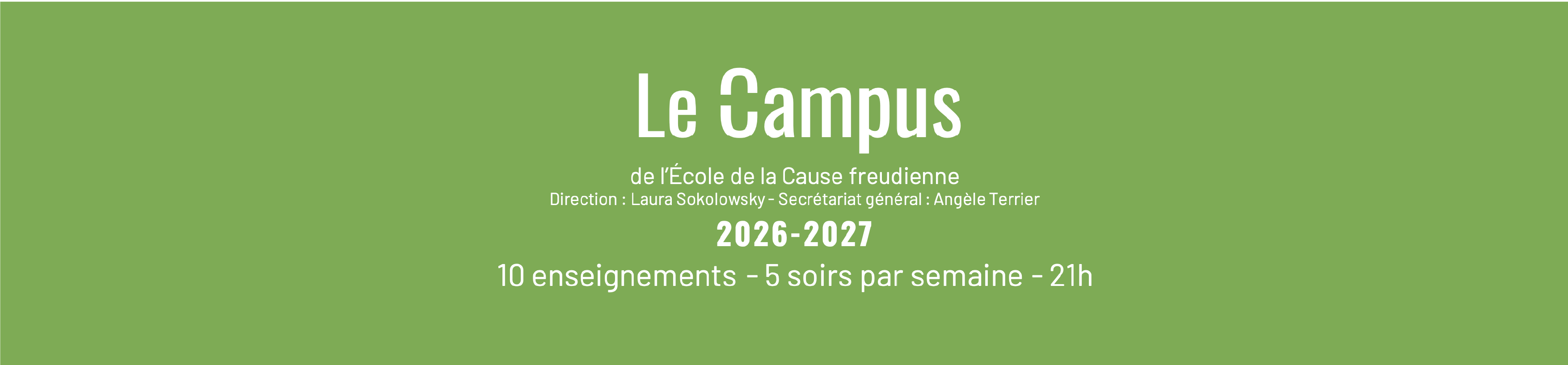 Enseignements ouverts
